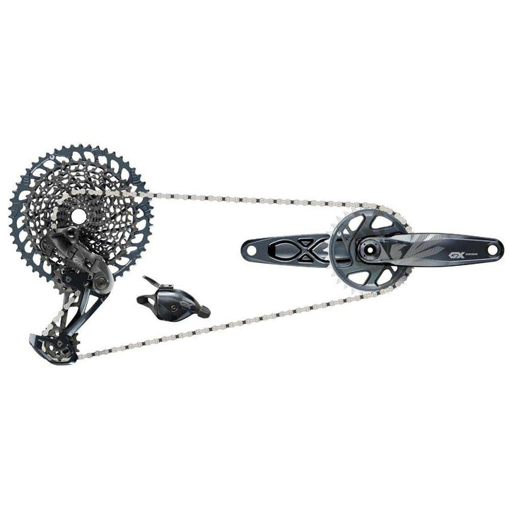 Sram GX Eagle 1x12s Schaltgruppens, Silber