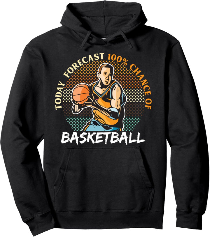 Basketball Motiv mit Basketballer Spruch Pullover Hoodie