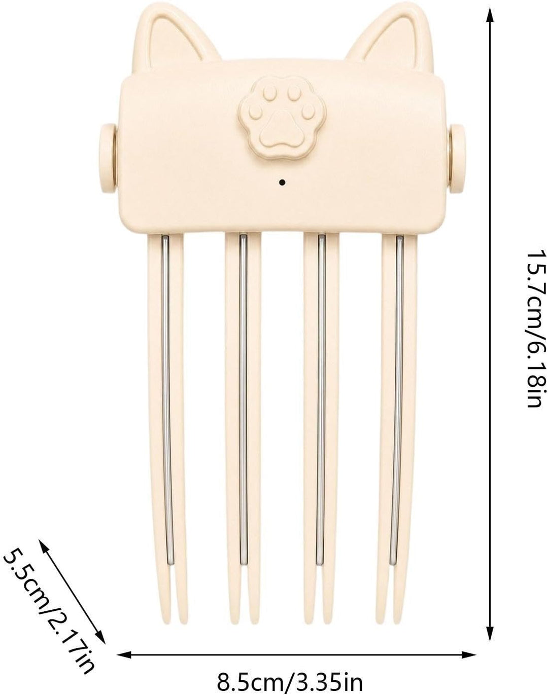 Beheizter Haar Volumen Clip, Beheizter Wurzellift Volumen Haarclip Beige, Beige