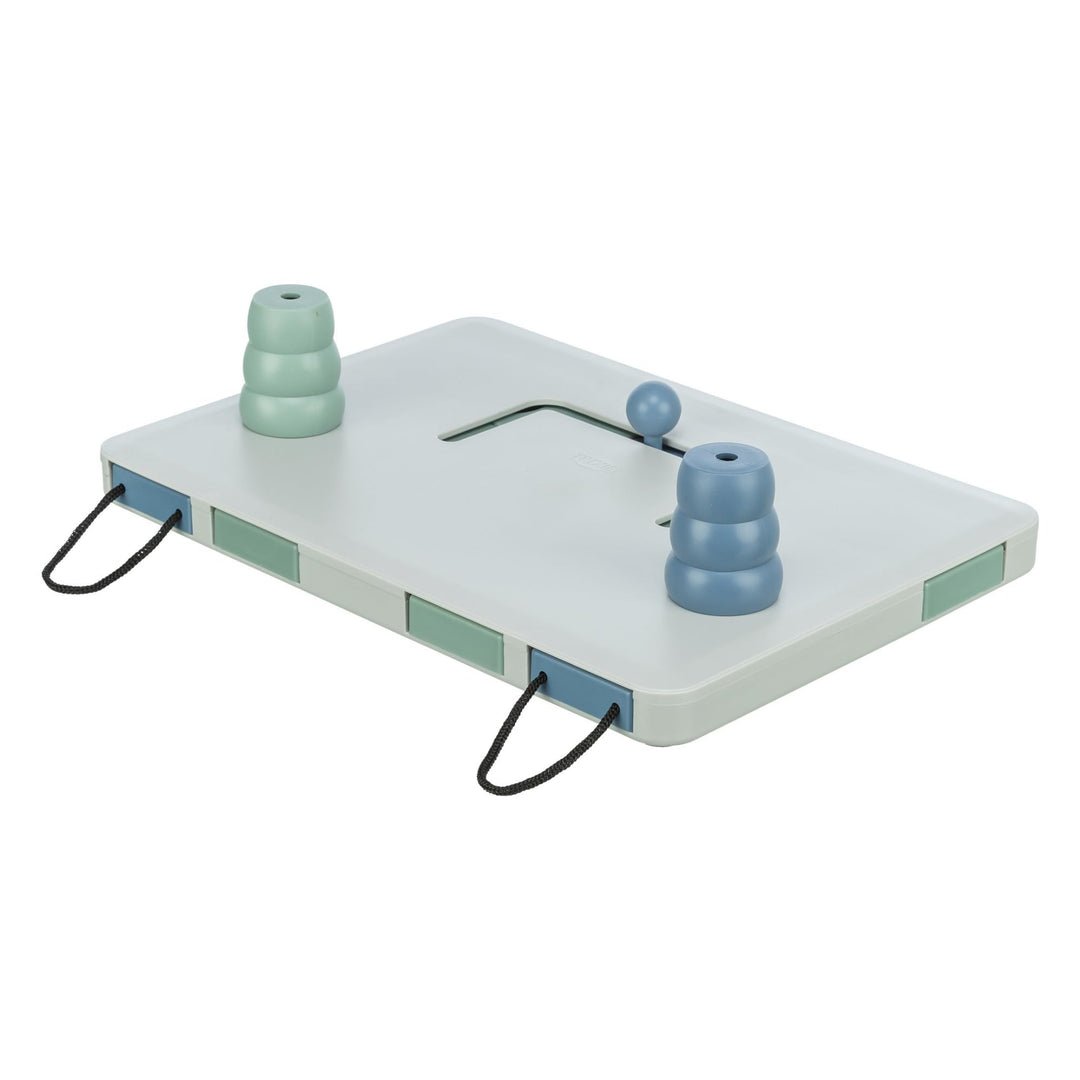 TRIXIE 32025 Move-2-Win Futterpuzzles für Hunde, Level 3, blau und weiss Training Level 3 Move2Win,