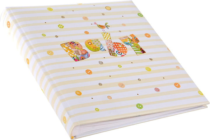 Goldbuch Babyalbum, Baby Circle, 30 x 31 cm, 60 weisse Blankoseiten mit 4 illustrierten Seiten und P