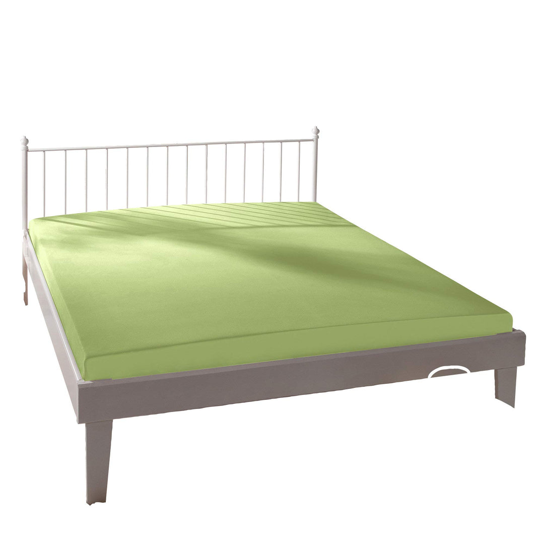 Bassetti Spannbettlaken 185 Kiwi Baumwolle/Elastan, Masse: 180cm x 200cm, 200cm x 220cm, 9222254 180