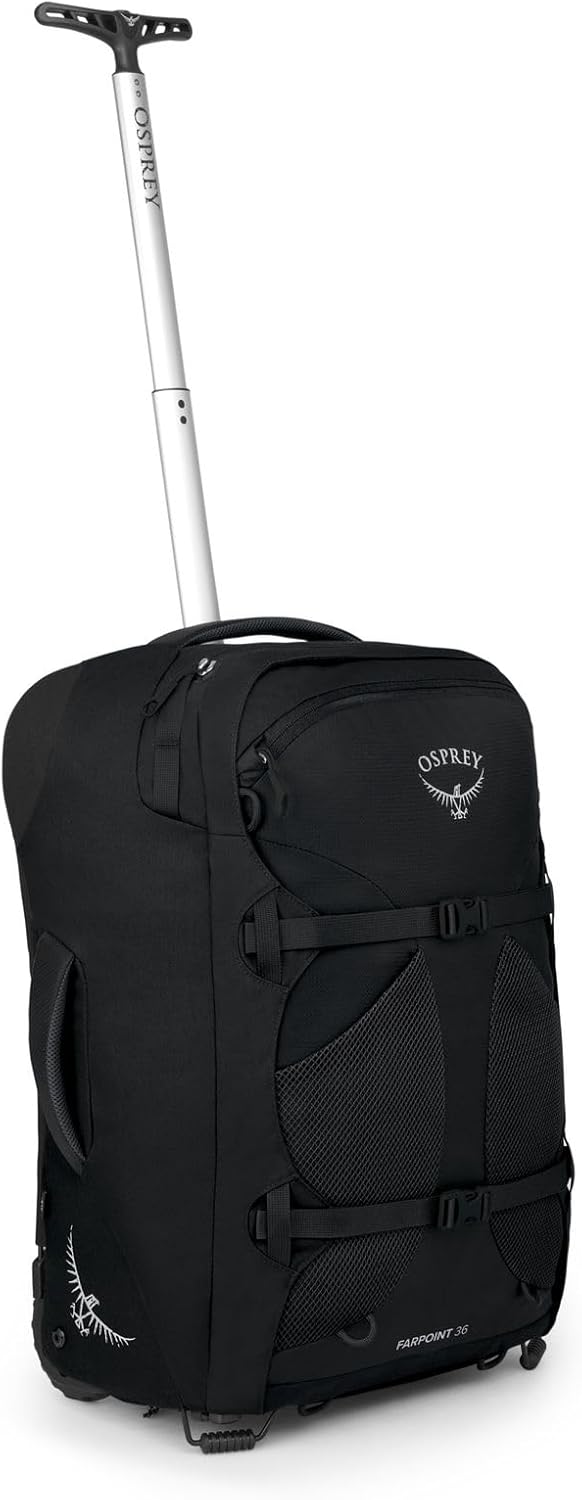 Osprey Herren Farpoint Herren Reiserucksack Rucksack (1er Pack) O/S - Fassungsvermögen 36L Schwarz,