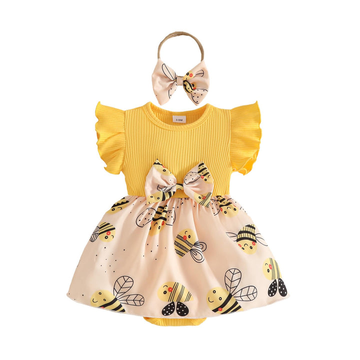 Neugeborenes Baby Mädchen Kleidung Sets Rüschen Kurzarm Tops Blumen Hosenträger Shorts mit Stirnband
