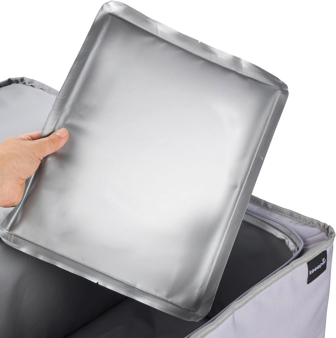 keeeper nea Faltbare Isoliertasche, 29 l, Gr. XL, Passend für Klappbox lea, 11 kg Tragkraft, 6 h küh