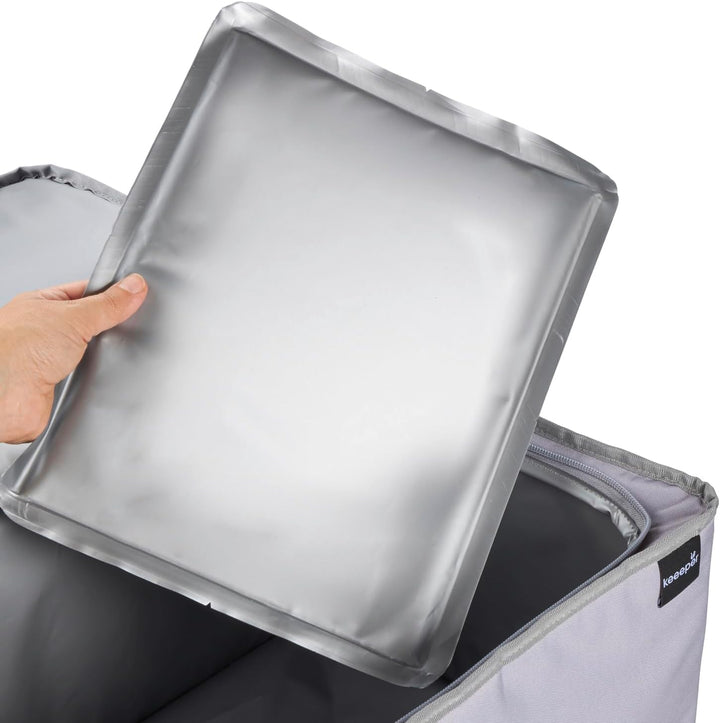 keeeper nea Faltbare Isoliertasche, 29 l, Gr. XL, Passend für Klappbox lea, 11 kg Tragkraft, 6 h küh