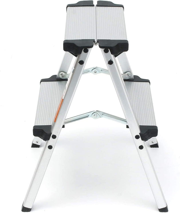 Treppe Leiter aus Aluminium, faltbar, doppelseitig, 2 Stufen