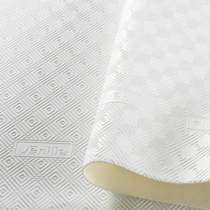 Venilia Tischschoner weiss rund 135cm 170/100 Tischdecke, Pvc-Polyester, 135 x 135 cm Rund 135 x 135