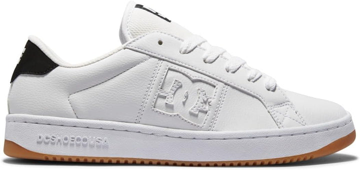 DC Shoes Herren Striker - Leather ShoesSneaker 40.5 EU Weiss, 40.5 EU Weiss