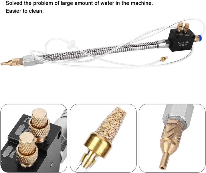 Sprühschmierung Sprühsystem Einstellbares Schleifzubehör Nebelkühlmittel CNC-Kühlsystem STR-01 für F