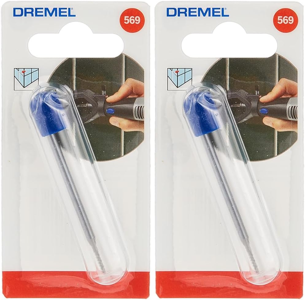 Dremel 569 Fugenfräsmesser, Zubehörsatz für Multifunktionswerkzeug mit 1 Fugenkratzer zum Reinigen u