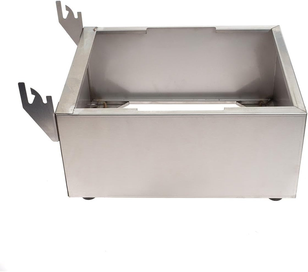 Elektro-Fritteuse 10 Liter – Edelstahl, 3000 W, Temperaturregelung bis 200°C, mit Frittierkorb – kom