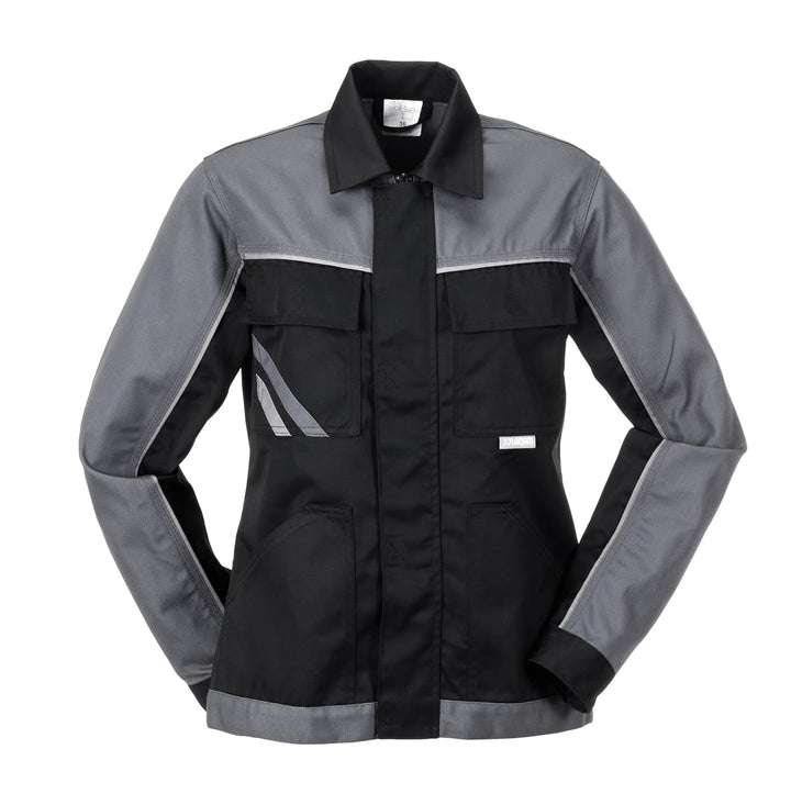 Planam Highline Damen Bundjacke schwarz schiefer zink Modell 2717 Grösse 54 Schwarz/Schiefer/Zink 54