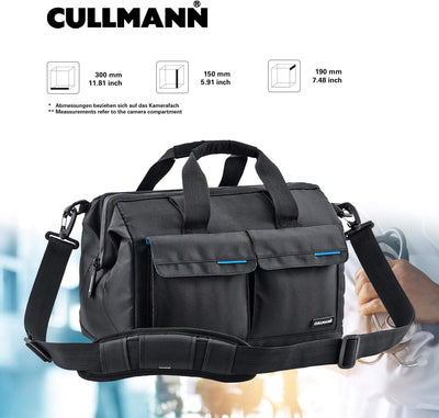 CULLMANN - 98370 - AMSTERDAM Maxima 335 Kameratasche für mittleres bis grosses DSLR-Equipment mit gr