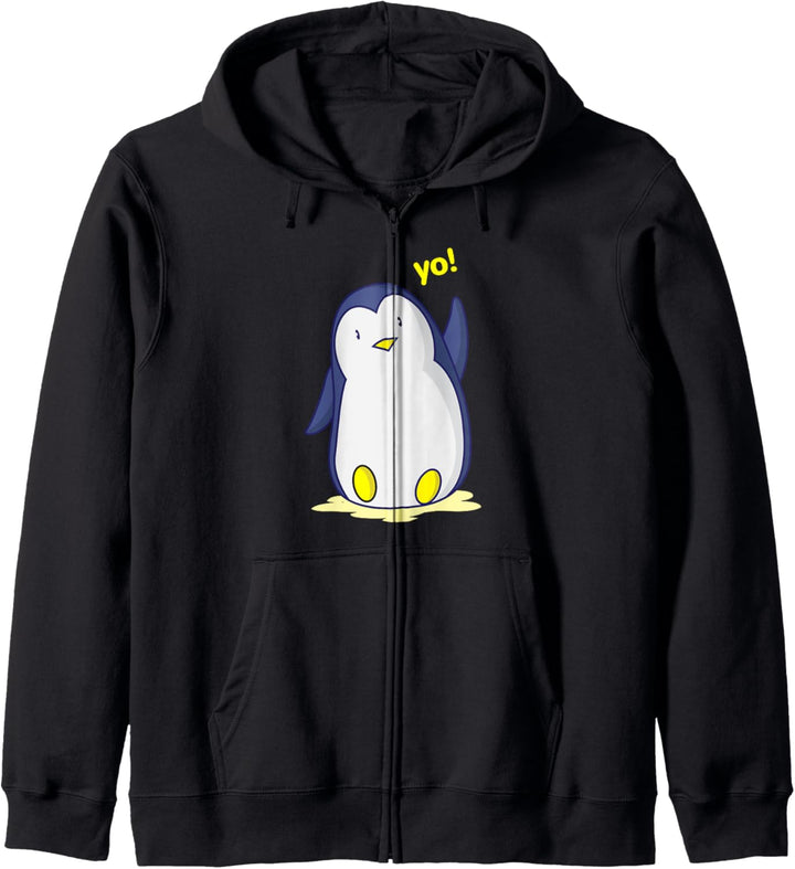 niedlicher Pinguin Kapuzenjacke