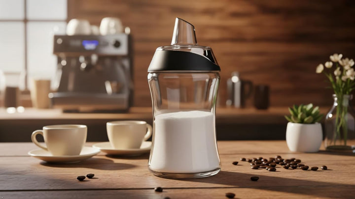J&amp;M Design Zuckerspender &amp; Shaker für Kaffee, Müsli, Tee &amp; Backen, mit Ausgiesser und Deckel für ein