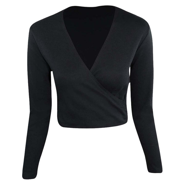 Intermezzo Mädchen Ballett Wickeljacke 6544 Jecru Ml - Made in Spain 6 Schwarz, 6 Schwarz