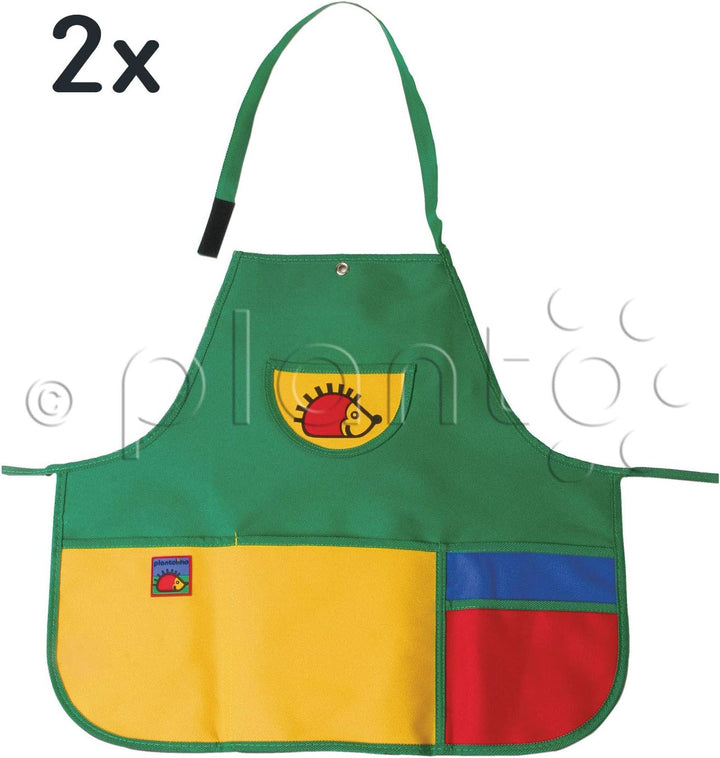 planto Kinder-Gartenschürze plantolino, Gärtnerschürze Gartenkleidung Schürze Arbeitsschürze, Latzsc