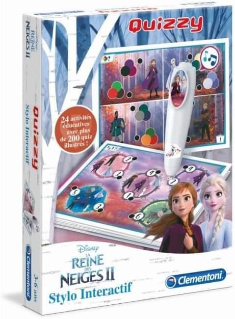 Clementoni Quizzy-Disney Frozen 2, 52408, Mehrfarbig