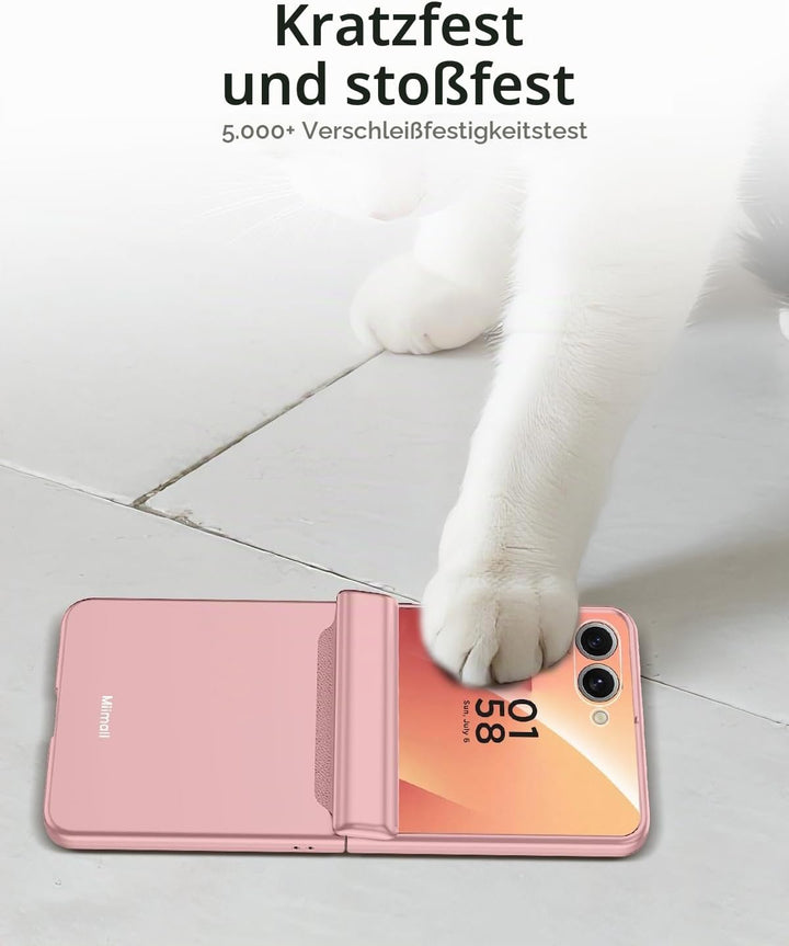 Miimall Kompatibel mit Samsung Galaxy Z Flip 7 Hülle mit Scharnierschutz Magnetischer [Externer Bild