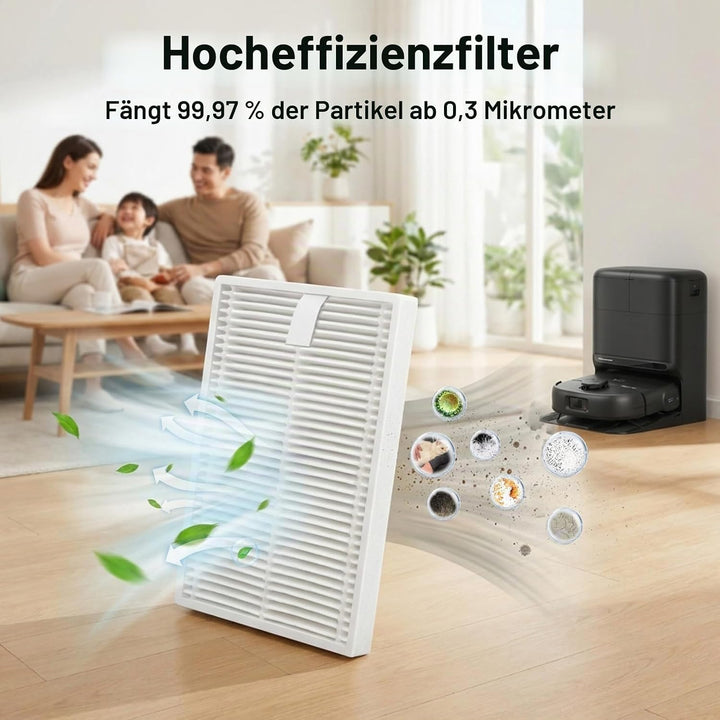 C28 Zubehör Ersatz für Eufy C28 Omni Staubsauger,ZubehörSet Beinhaltet 1 Hauptbürste,1 Rollmopp,4 Se