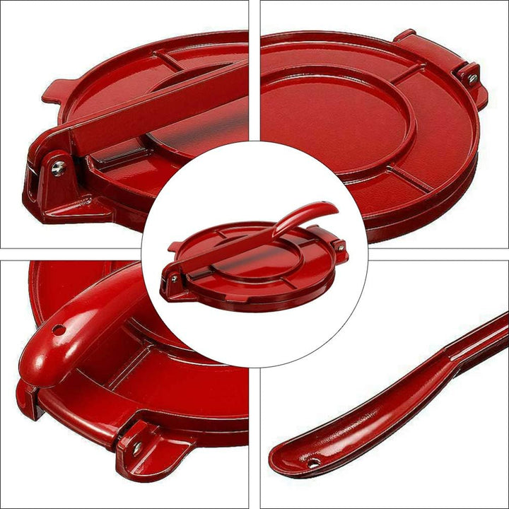 YARNOW Tortilla Maker Tortilla Press Edelstahl Antihaft Pie Teigpresse Maispresse Presspfanne Kuchen