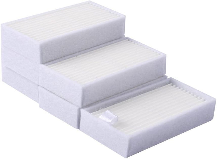 KEEPOW 20 Stück Ersatzteile Zubehör Filter HEPA Tuch Velcro für ILIFE ZACO V3 V3S V5 V5S V5S Pro V5x
