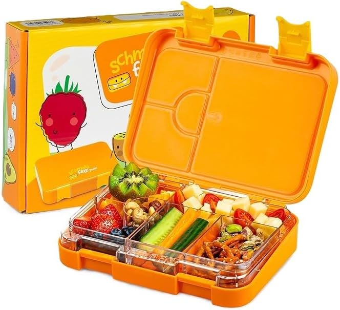 schmatzfatz Junior Brotdose für Kinder | BPA-freie Lunchbox für Kinder | Bento Box Kinder | Brotbox