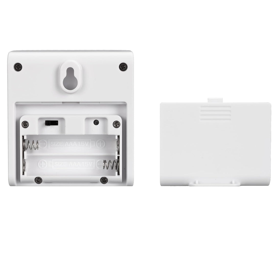 Bresser Funkwetterstation mit Aussensensor Temperatur, Luftfeuchtigkeit, Wettervorhersage, Frostwarn