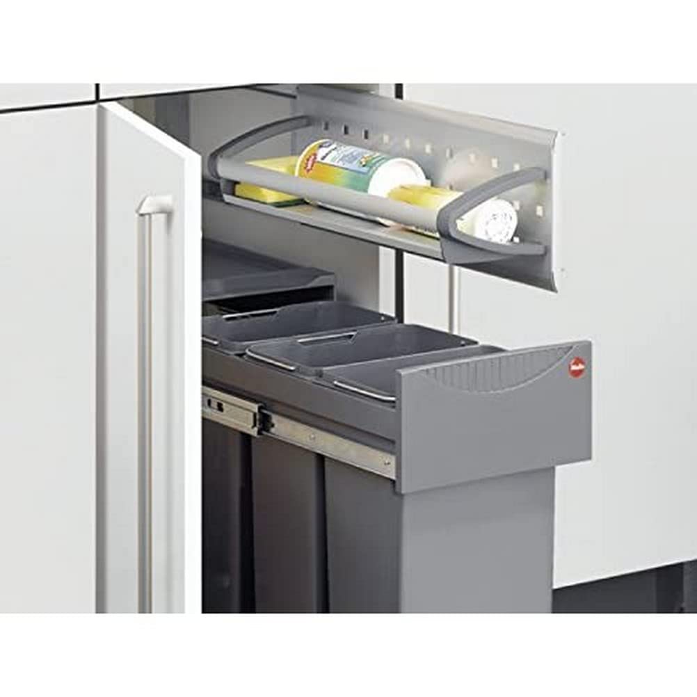 Hailo Combi Vario-Single Auszugschale 30 cm US Schrankauszug Auszugkorb AluLine.