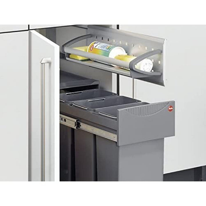 Hailo Combi Vario-Single Auszugschale 30 cm US Schrankauszug Auszugkorb AluLine.