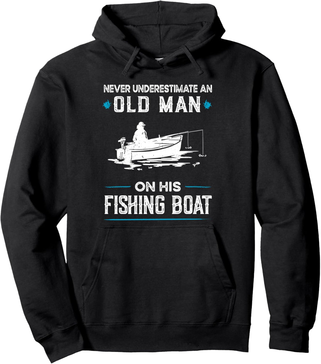 Lustiger Angeln & Fischen Spruch - Fisch Fischer & Angler Pullover Hoodie