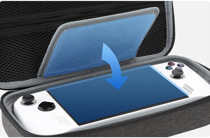 Taoricen Aufbewahrungstasche für ROG Ally Gaming-Konsolen, tragbare Handheld-Hartschalen-Schutzhülle