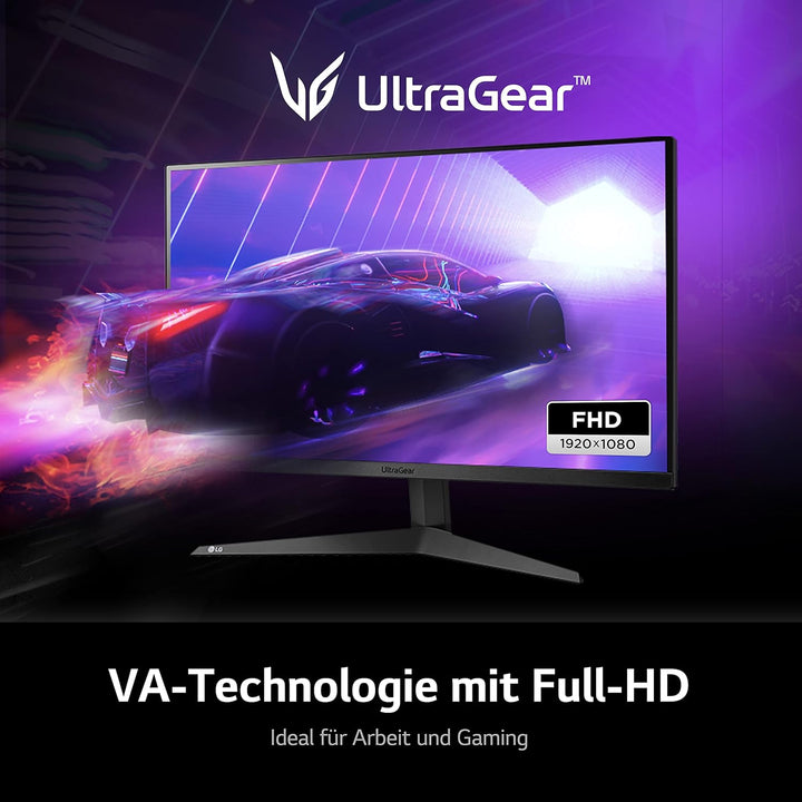 LG Electronics 27GQ50F-B Ultragear Gaming Monitor 27" (68,4 cm), Full HD LED, 1920 x 1080, NTSC 72%,
