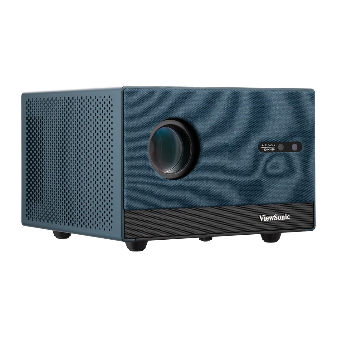 ViewSonic LX60HD Beamer Full HD 1080p mit Google TV, Mini Beamer für Heimkino, 630 ANSI Lumen, Autof