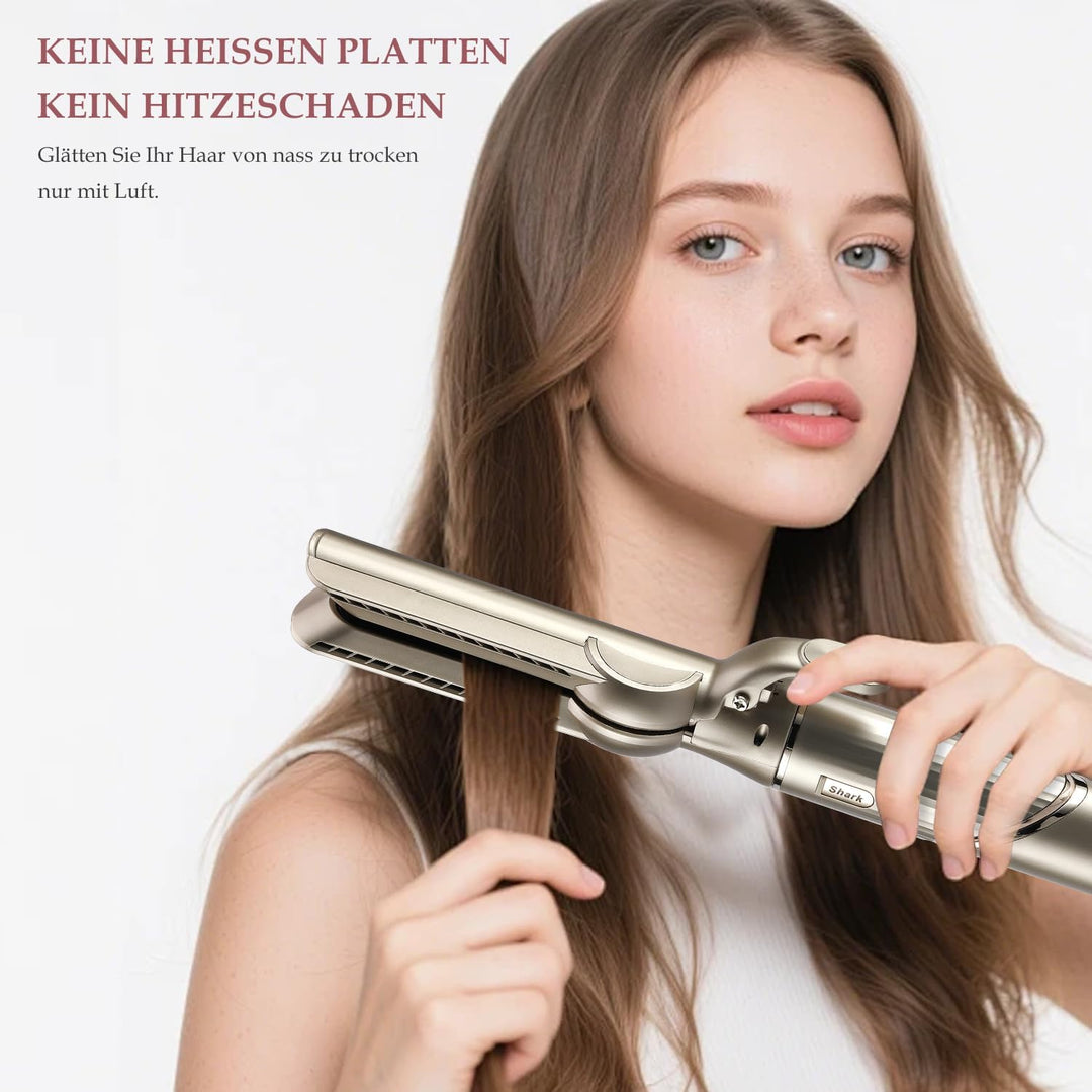 Haarglätter-Aufsatz für Shark FlexStyle Luftstyler, Airflow Technologie ohne Heizplatten, Gleichzeit