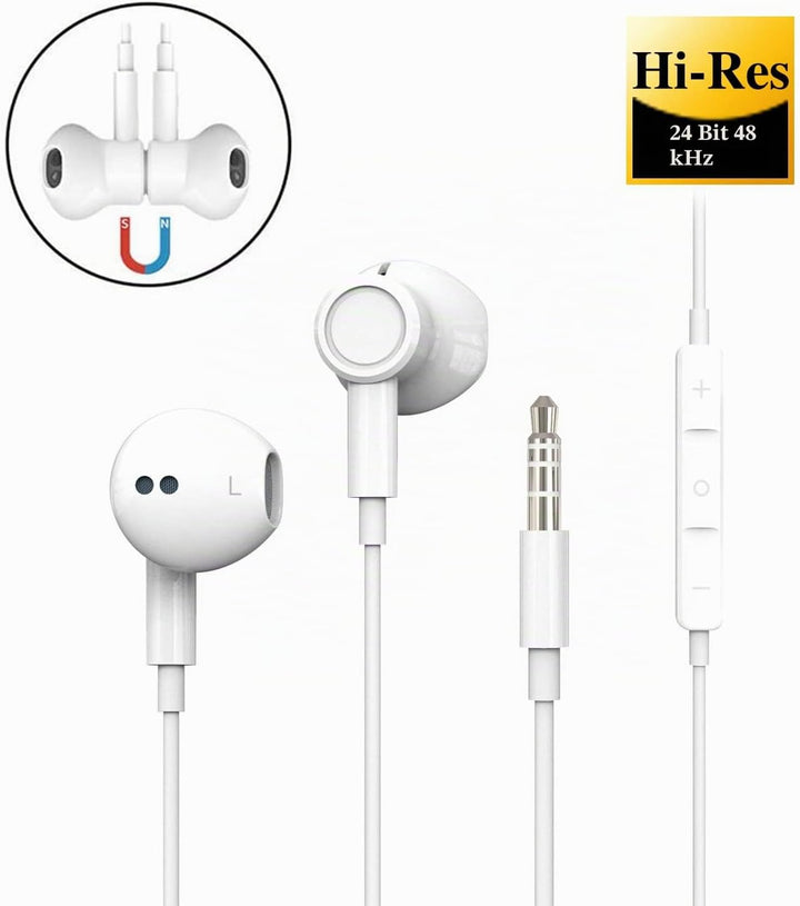 Hochauflösende In-Ear-Kopfhörer mit Kabel, extra Bass, geräuschisolierend, mit Mikrofon, für iPhone,