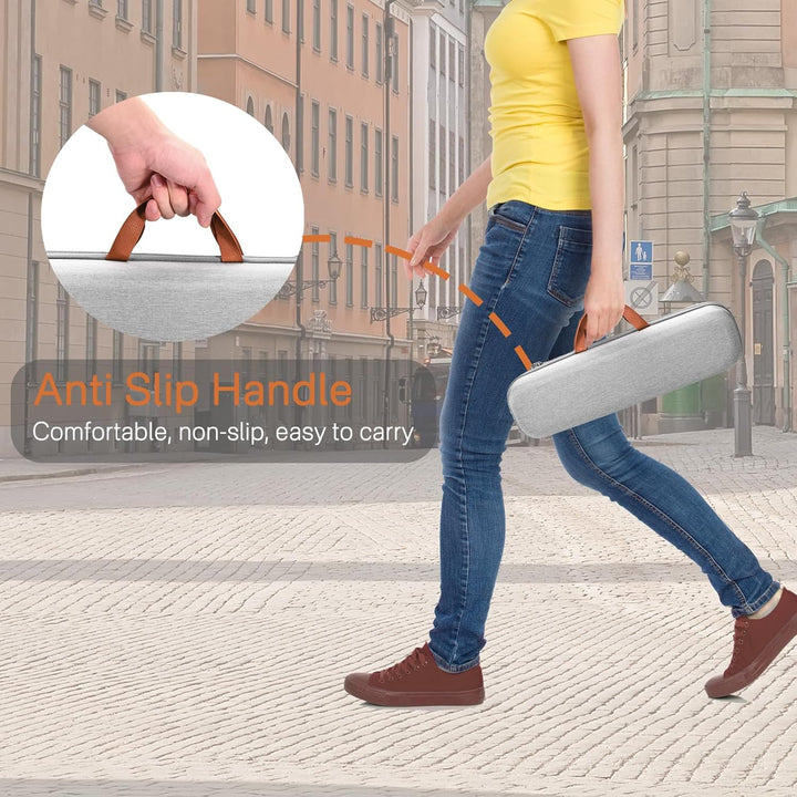 RAIACE Hartschalenkoffer, kompatibel mit Dyson Airstrait-Haarglätter, Reise-Aufbewahrungstasche. (Ve