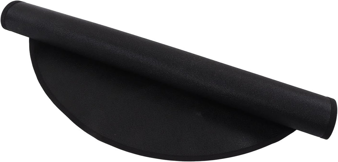 Feuerfeste Matte Outdoor, Feuerstellenmatte, Grillmatte Rund 60 cm, Hochtemperaturbeständige, Waschb