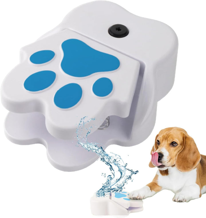 Hundetrinkbrunnen | Wassernapf Mit Fontäne Für Welpen - Fussbetätigter Gartentränke