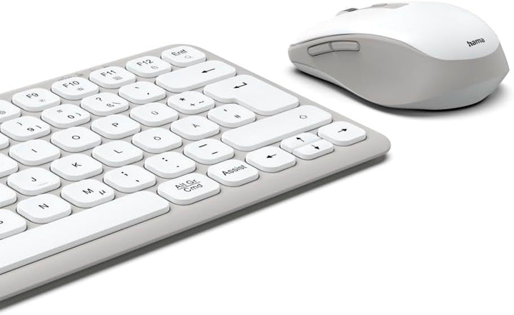 Hama Tastatur Maus Set kabellos (Multi Device Tastatur und Maus mit Bluetooth/Funk für PC, Smartphon