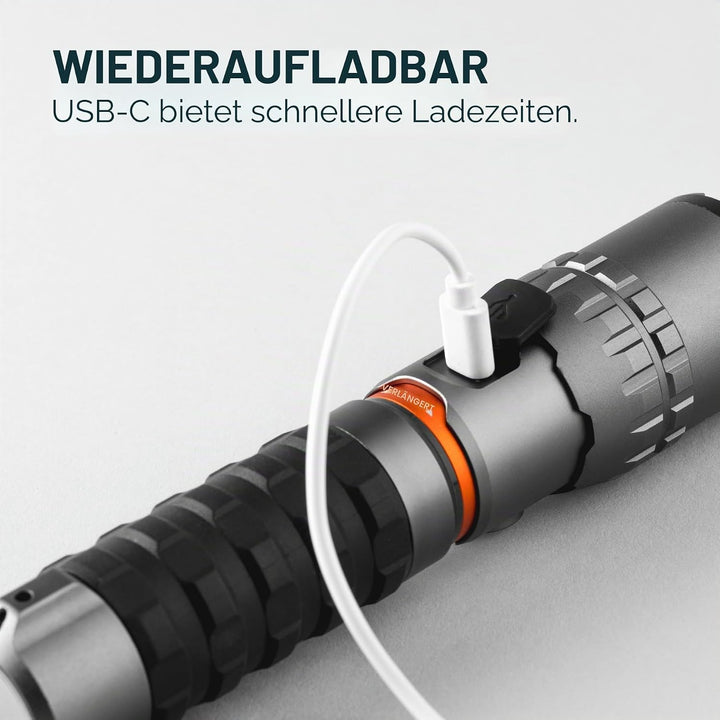 NEBO Slyde King 2K | 2000 Lumen wiederaufladbare Taschenlampe & 500 Lumen Arbeitslicht | 5 Leuchtmod
