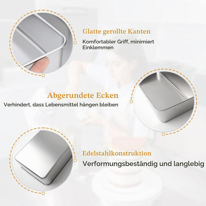 Brotbackform Backform Backform Rechteckig Kastenform Kuchen Kuchenform Eckig Kastenform Kastenforms
