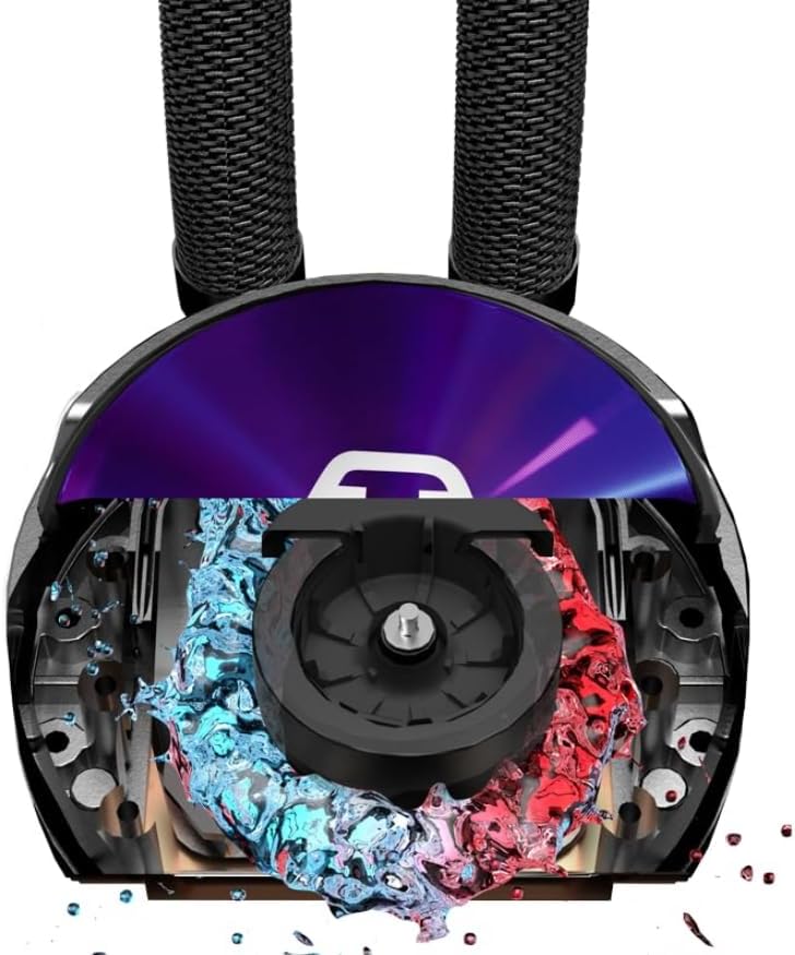 Cooler Master MasterLiquid PL360 Flux CPU-Kühler - AIO Wasserkühlung mit 3 x 120mm Lüfter, 360mm Küh