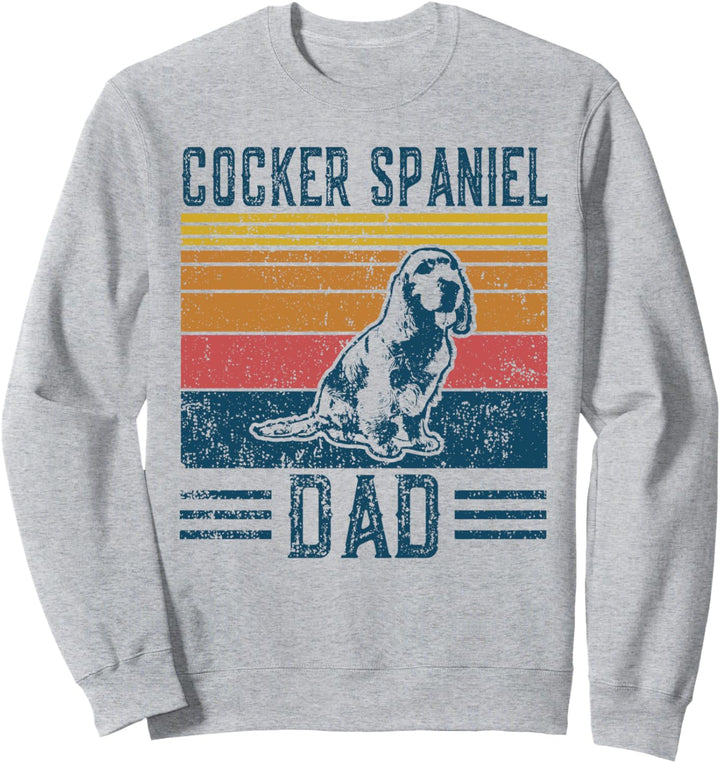 Hund | Cocker Spaniel Papa - Vintage Cocker Spaniel Dad Sweatshirt