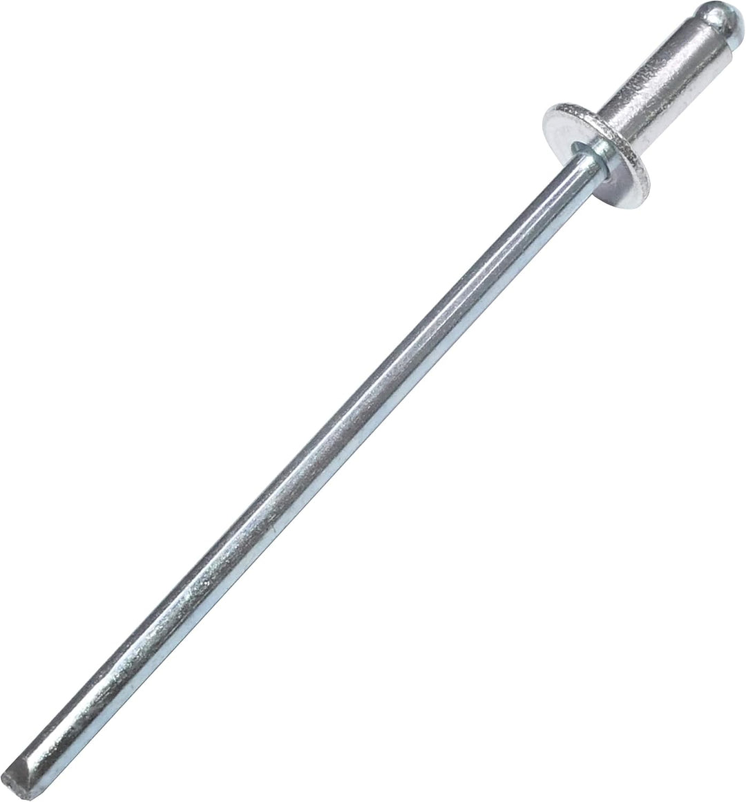 AERZETIX - C48088 - Satz von 100 Blindnieten standard blindniet Ø2.4x6mm aluminium stahl - DIN 7337