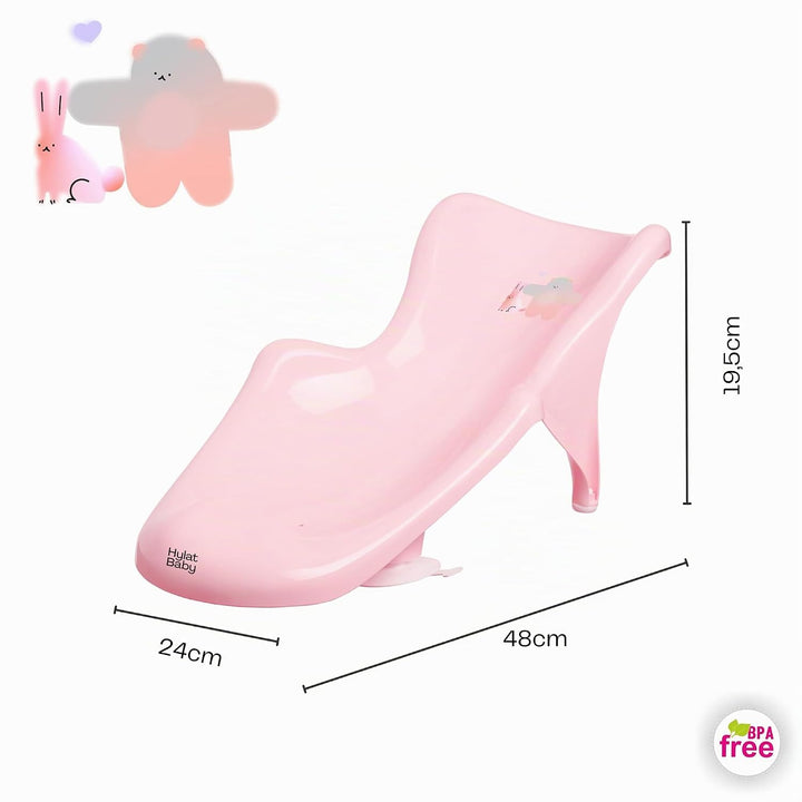 Hylat Baby Badewanneneinsatz Baby - wertvolle Badehilfe für Säuglinge und Babys von Geburt bis ca. 6