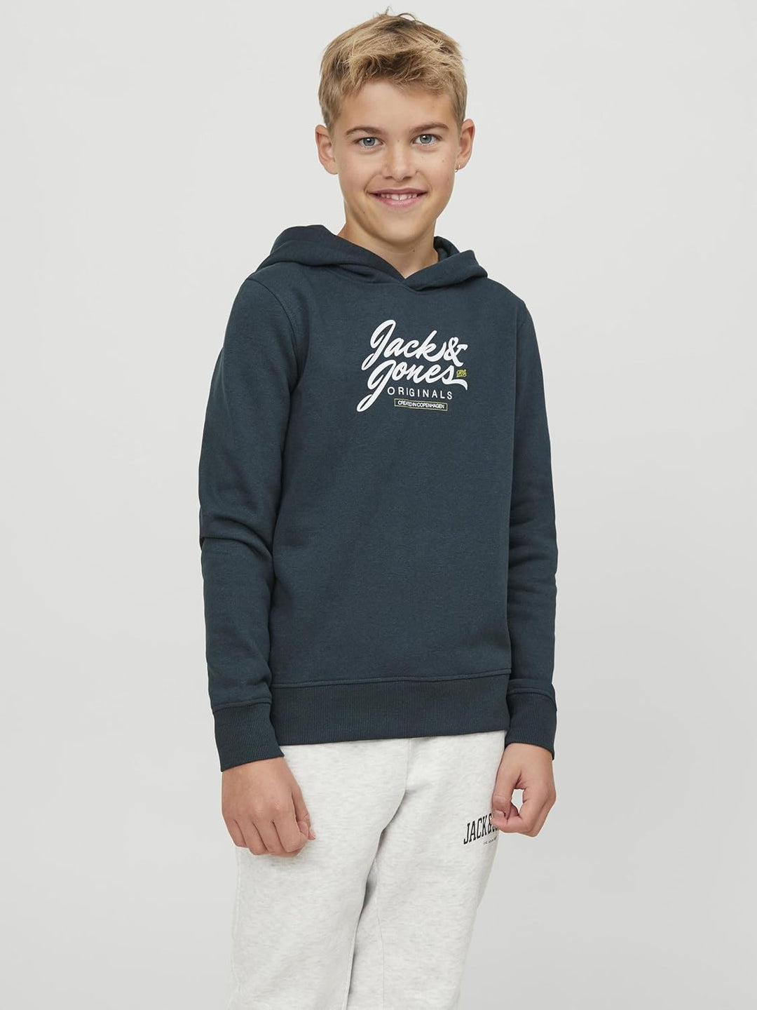 JACK & JONES Jungen Jorsymbol Sweat Hood FST Jnr Kapuzenpullover 140 Magical Forest, 140 Magical For