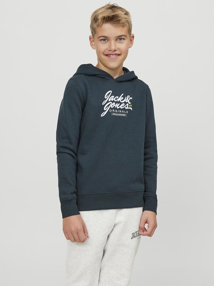JACK & JONES Jungen Jorsymbol Sweat Hood FST Jnr Kapuzenpullover 140 Magical Forest, 140 Magical For