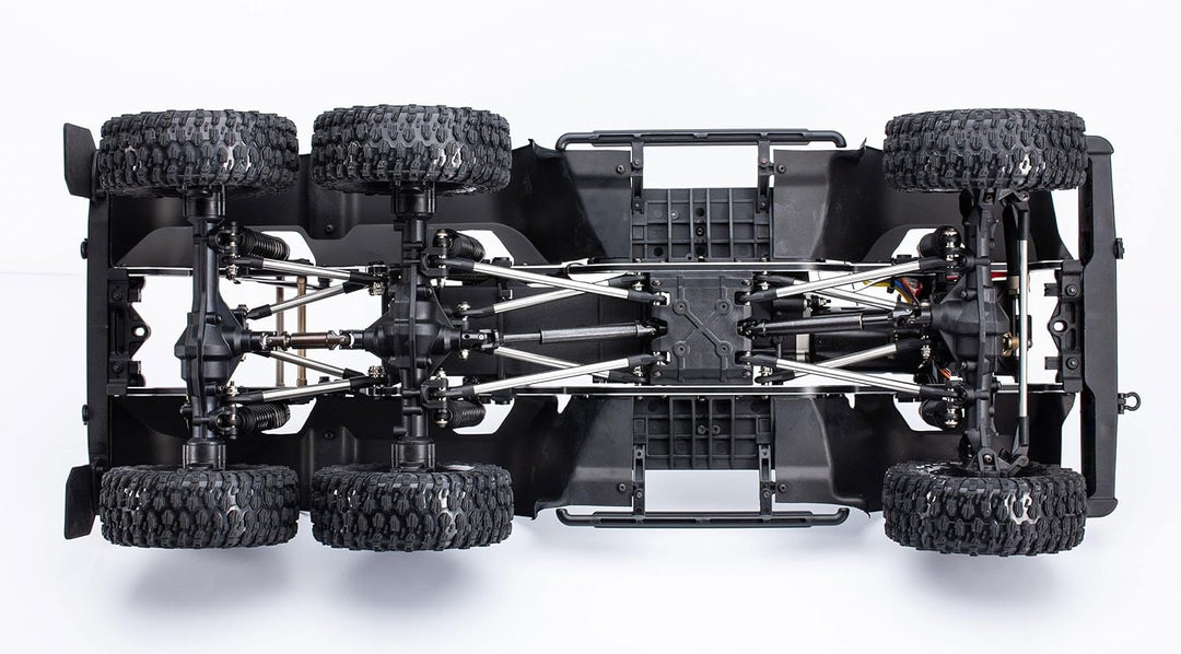 Amewi 22555 AMXRock RCX10.3B Scale Crawler 6x6 Pick-Up 1:10 ARTR grau